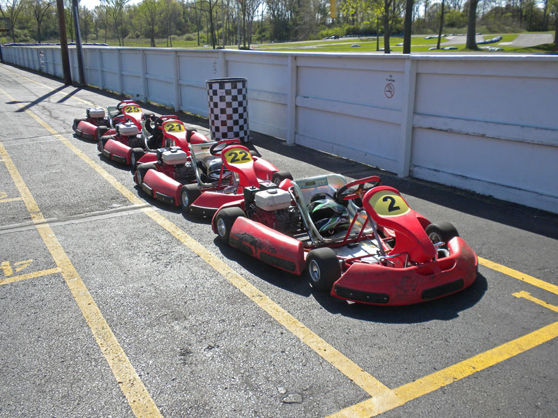 rental go karts at the michiana raceway park